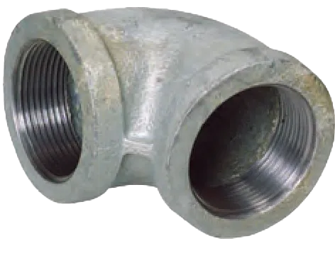 APT® 90 Degree Reducing Elbow Galvanized Pipe 2" Fitting